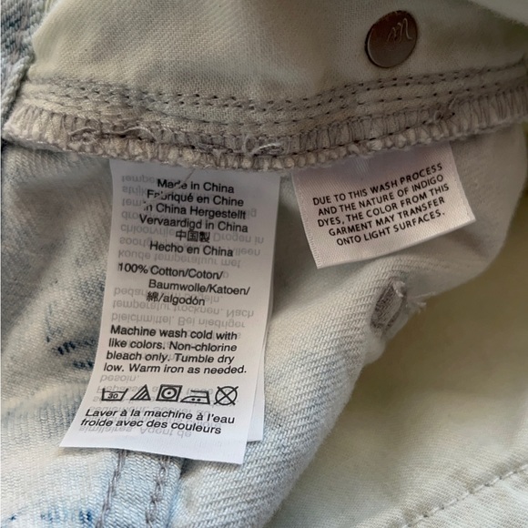 Madewell Women’s Tie-dye A-Line Jean Skirt. - Picture 8 of 11